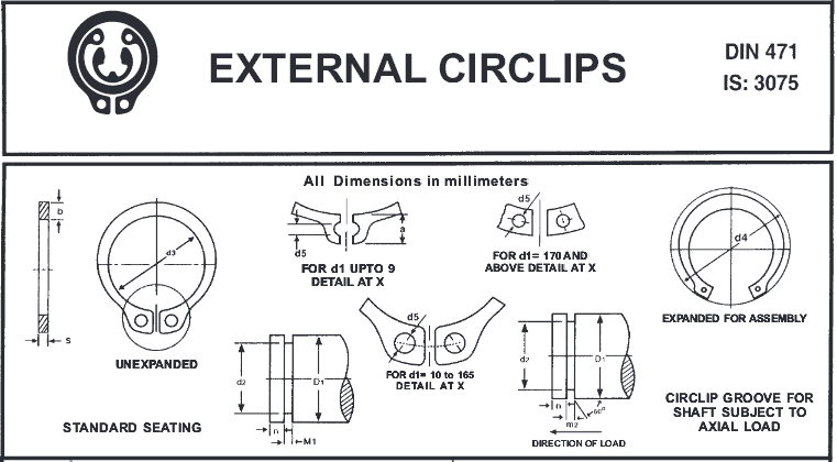 External Circlips